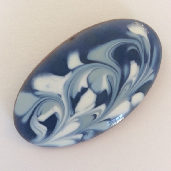 Vintage Copper and Enamel Brooch - Picture 4 of 8